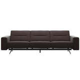 Stella - 3-Seater Sofa - Paloma Chocolate - S1 - wider and lower