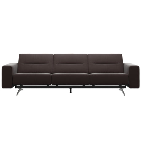 Stella - 3-Seater Sofa - Paloma Chocolate - S1 - wider and lower