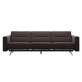 Stella - 3-Seater Sofa - Paloma Chocolate - S2 - narrower and taller