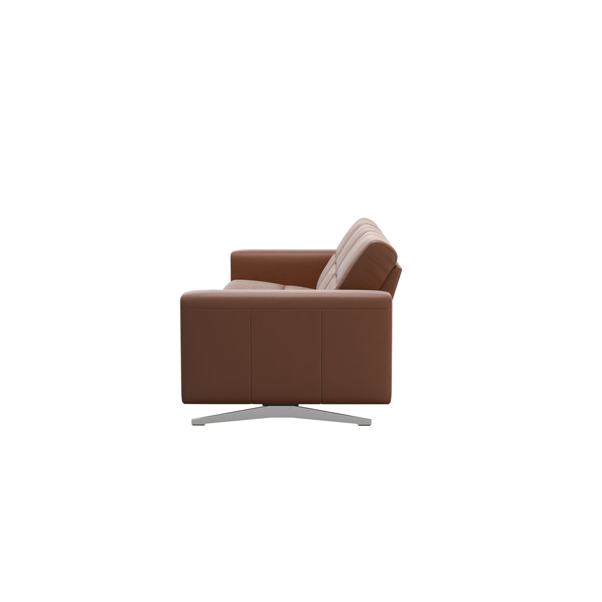 Stella - 3-Seater Sofa - Paloma New cognac - S1 - wider and lower