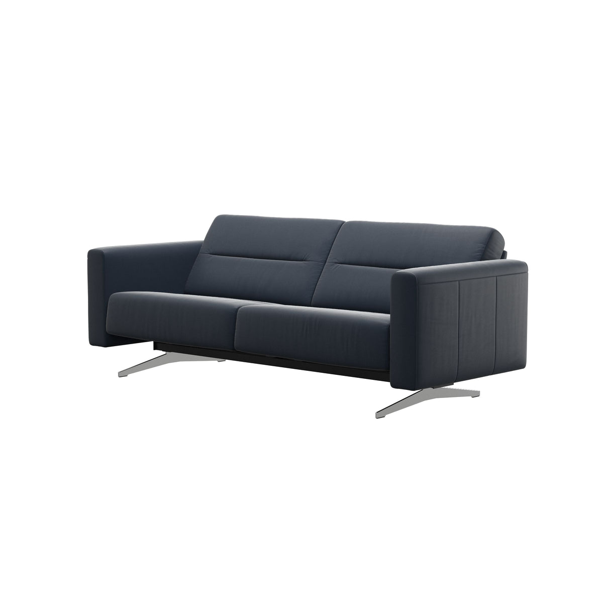 Stella - 2.5-Seater Sofa - Paloma Oxford Blue - S2 - narrower and taller