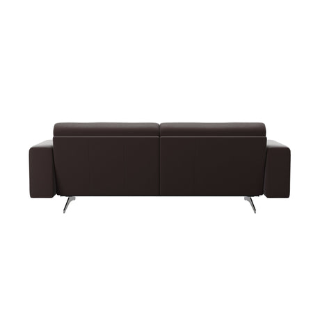 Stella - 2.5-Seater Sofa - Paloma Chocolate - S1 - wider and lower