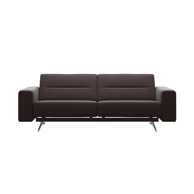 Stella - 2.5-Seater Sofa - Paloma Chocolate - S1 - wider and lower