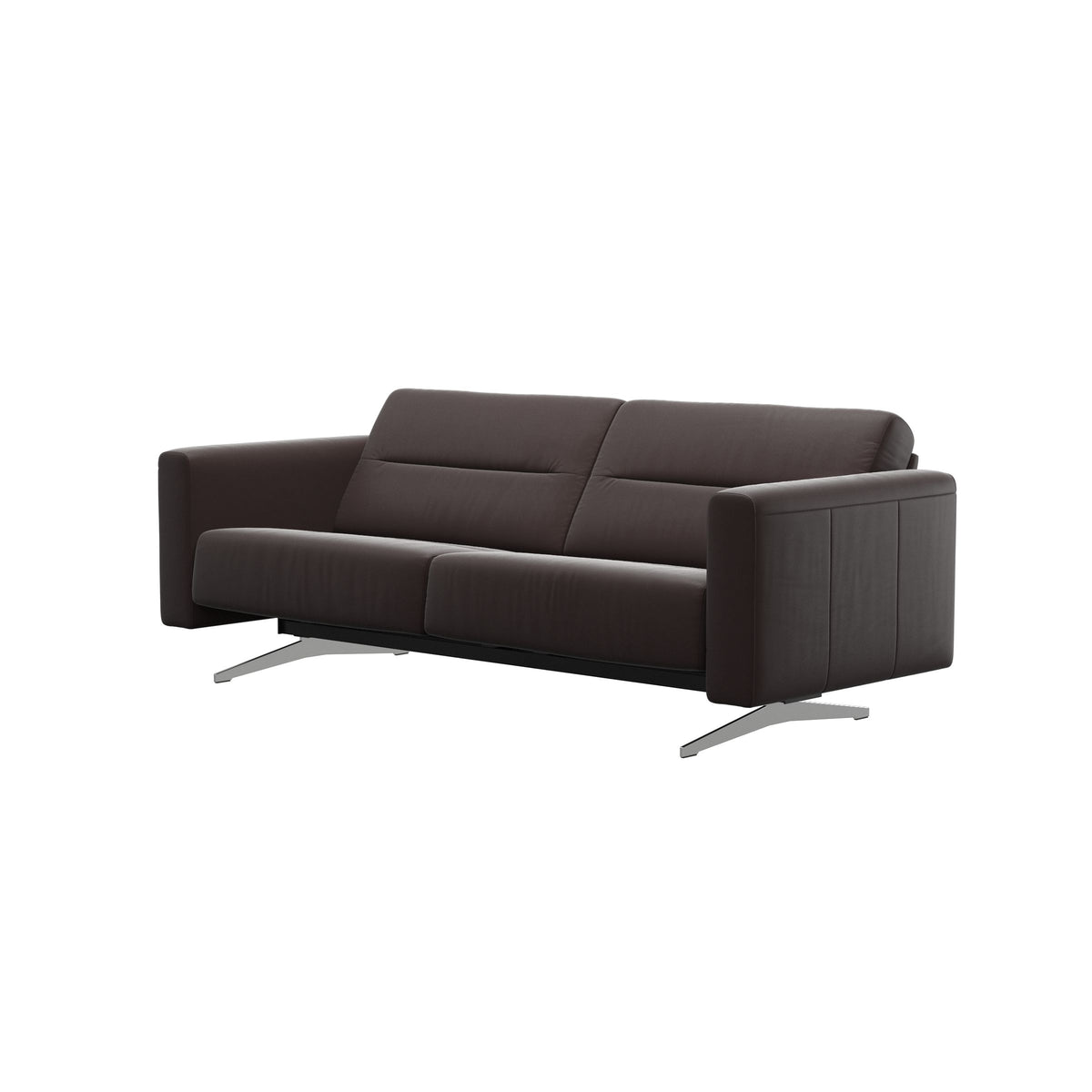 Stella - 2.5-Seater Sofa - Paloma Chocolate - S2 - narrower and taller