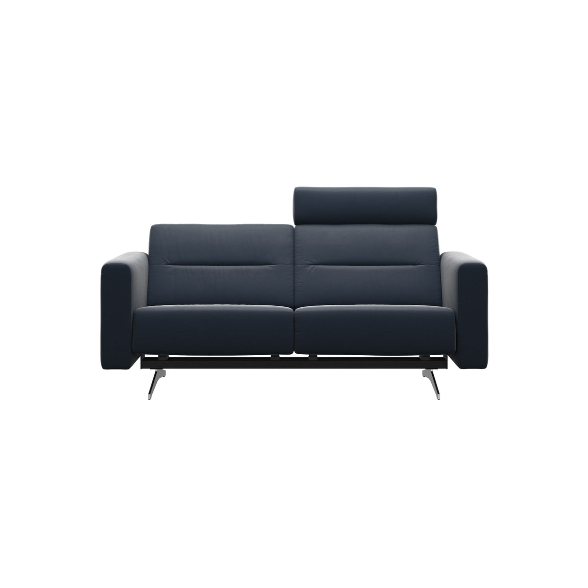 Stella - 2-Seater Sofa with 1 Headrest - Paloma Oxford Blue - S2 - narrower and taller