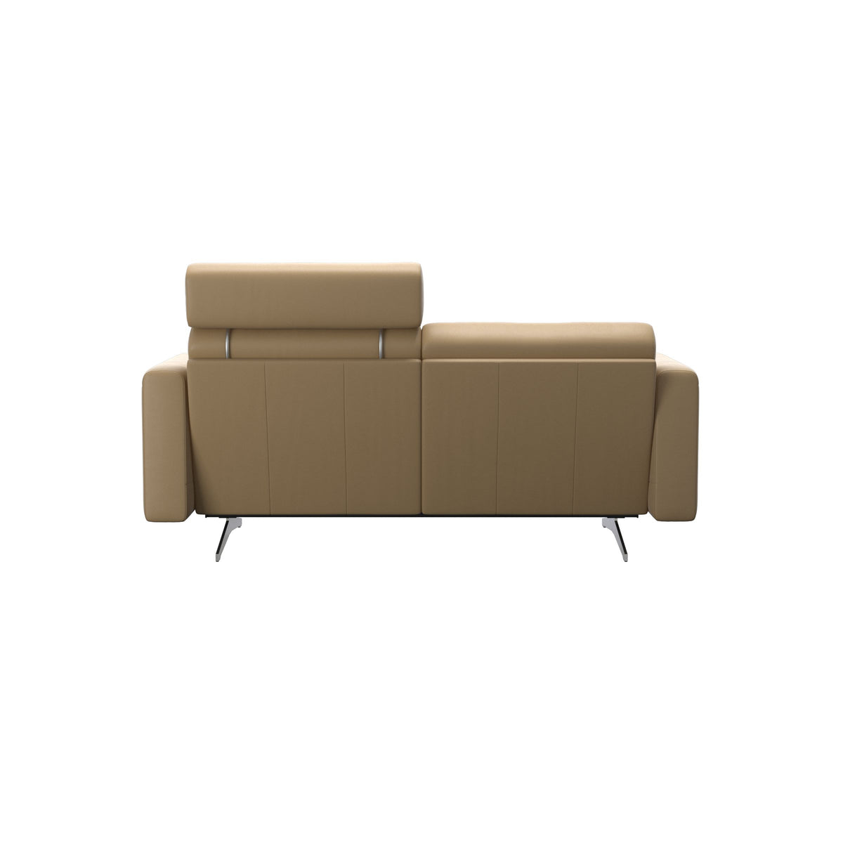 Stella - 2-Seater Sofa with 1 Headrest - Paloma Sand - S2 - narrower and taller