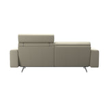 Stella - 2.5-Seater Sofa with 1 Headrest - Paloma Light Grey - S1 - wider and lower