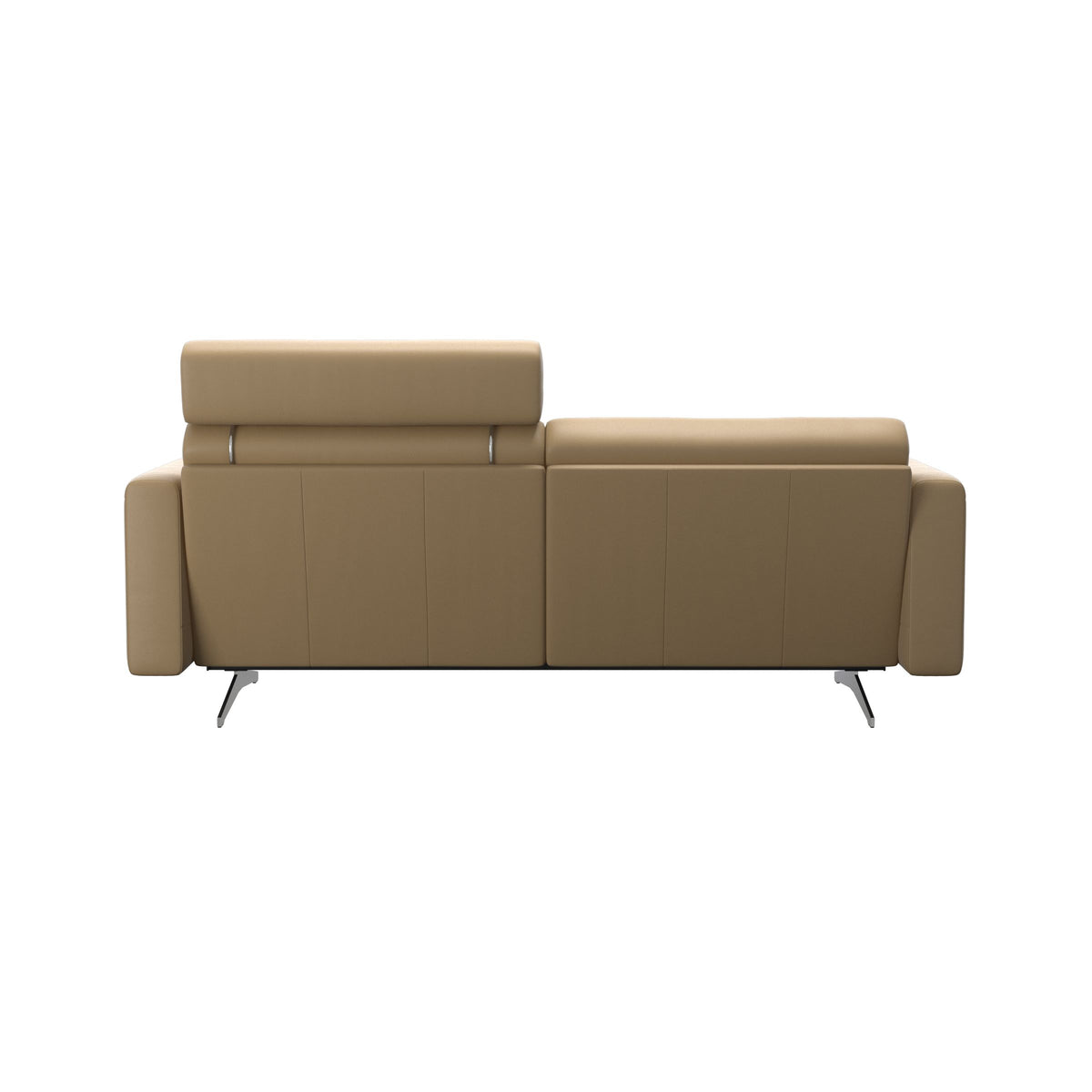 Stella - 2.5-Seater Sofa with 1 Headrest - Paloma Sand - S2 - narrower and taller