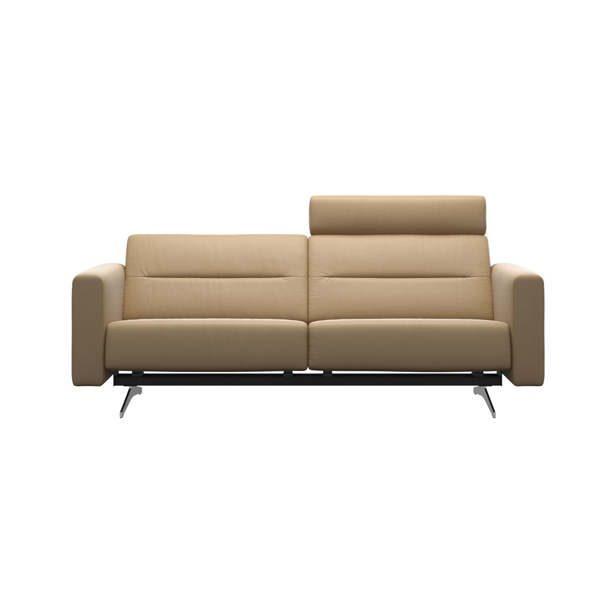 Stella - 2.5-Seater Sofa with 1 Headrest - Paloma Sand - S2 - narrower and taller