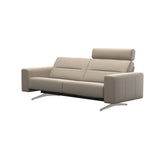 Stella - 2.5-Seater Sofa with 1 Headrest - Paloma Mushroom - S1 - wider and lower