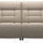 Paloma Leather Mushroom and Smoked Oak Arm Trim | Stressless Mary 2-Seater Sofa | Valley Ridge Furniture