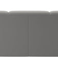 Paloma Leather Silver Grey & Walnut Arm Trim | Stressless Fiona 3-Seater Sofa | Valley Ridge Furniture