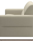 Paloma Leather Light Grey & Walnut Arm Trim | Stressless Fiona 3-Seater Sofa | Valley Ridge Furniture