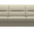 Paloma Leather Light Grey & Walnut Arm Trim | Stressless Fiona 3-Seater Sofa | Valley Ridge Furniture