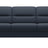 Paloma Leather Oxford Blue & Walnut Arm Trim | Stressless Fiona 3-Seater Sofa | Valley Ridge Furniture