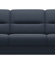 Paloma Leather Oxford Blue & Walnut Arm Trim | Stressless Fiona 3-Seater Sofa | Valley Ridge Furniture