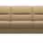 Paloma Leather Sand & Walnut Arm Trim | Stressless Fiona 3-Seater Sofa | Valley Ridge Furniture