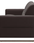 Paloma Leather Chocolate & Walnut Arm Trim | Stressless Fiona 3-Seater Sofa | Valley Ridge Furniture