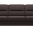 Paloma Leather Chocolate & Walnut Arm Trim | Stressless Fiona 3-Seater Sofa | Valley Ridge Furniture