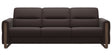 Paloma Leather Chocolate & Walnut Arm Trim | Stressless Fiona 3-Seater Sofa | Valley Ridge Furniture