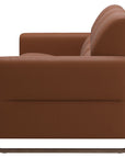 Paloma Leather New Cognac & Walnut Arm Trim | Stressless Fiona 3-Seater Sofa | Valley Ridge Furniture