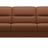Paloma Leather New Cognac & Walnut Arm Trim | Stressless Fiona 3-Seater Sofa | Valley Ridge Furniture