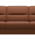 Paloma Leather New Cognac & Walnut Arm Trim | Stressless Fiona 3-Seater Sofa | Valley Ridge Furniture