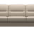 Paloma Leather Mushroom & Smoked Oak Arm Trim | Stressless Fiona 3-Seater Sofa | Valley Ridge Furniture