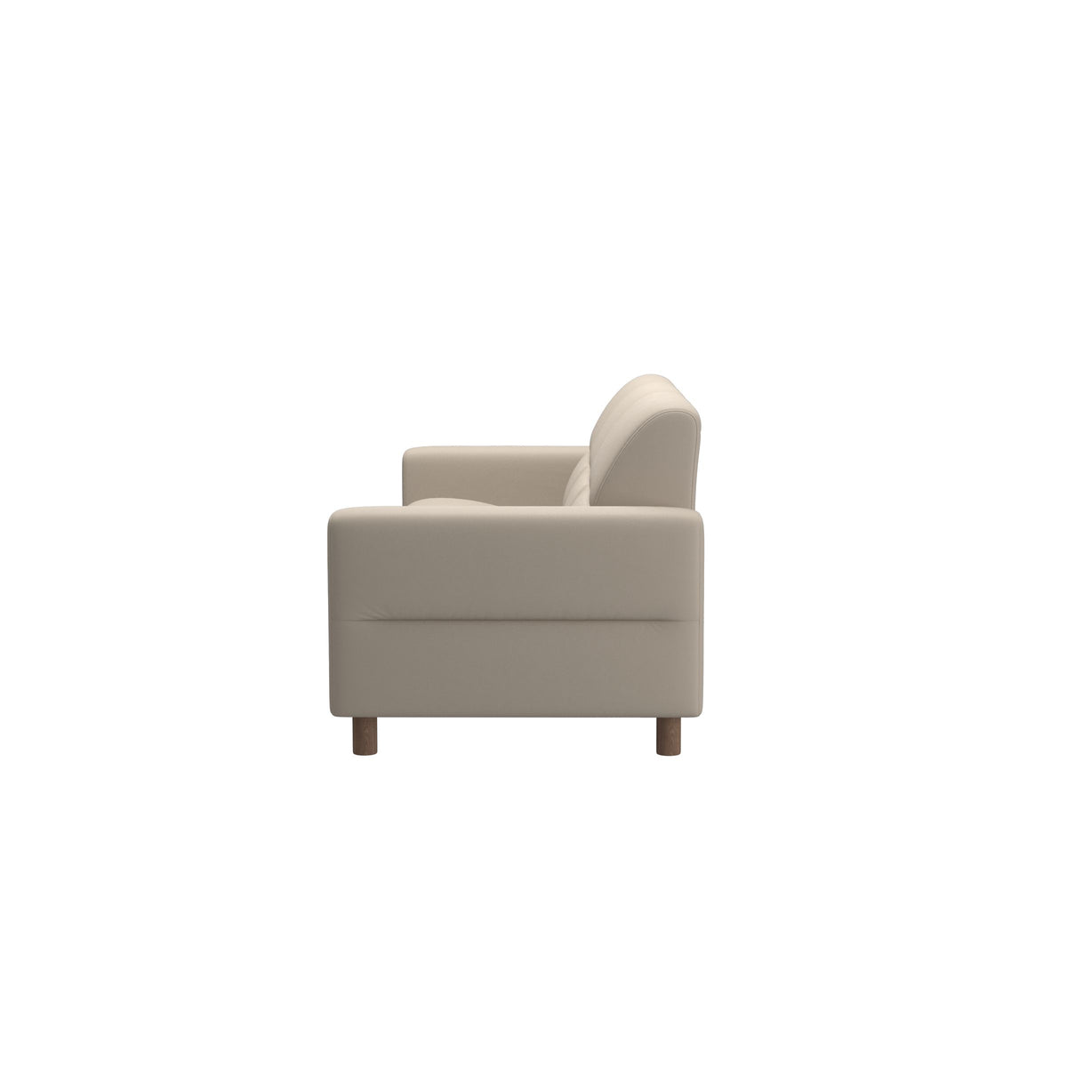 Fiona - 3-Seater Sofa - Paloma Fog - Walnut
