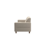 Fiona - 3-Seater Sofa - Paloma Fog - Walnut