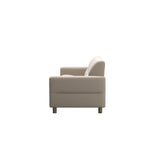 Fiona - 3-Seater Sofa - Paloma Mushroom - Smoked Oak