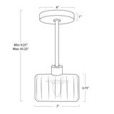 Bijoux One Light Pendant