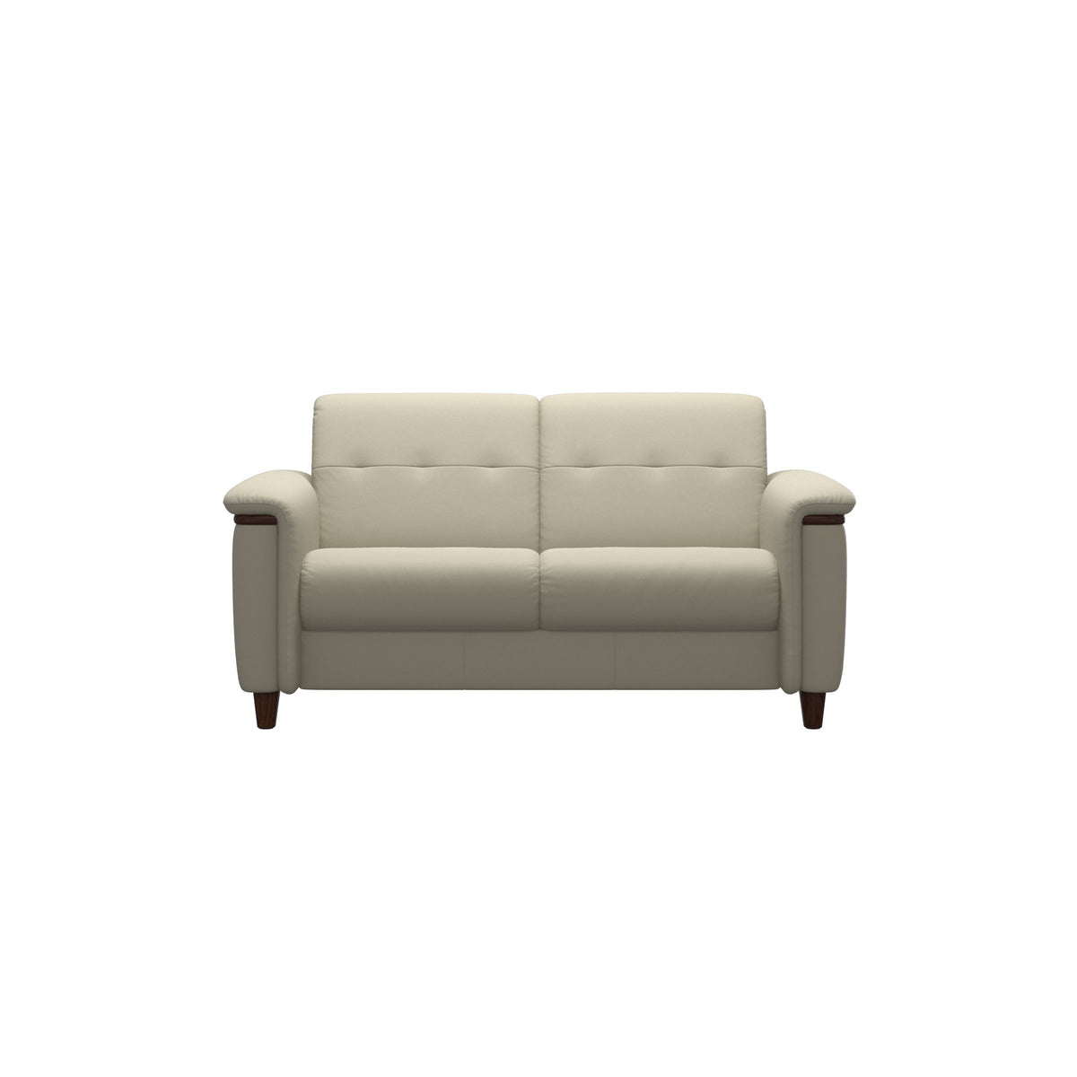Flora 2-Seater - Paloma Light Grey - Brown