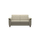 Flora 2-Seater - Paloma Light Grey - Brown