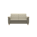 Flora 2-Seater - Paloma Light Grey - Oak