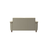 Flora 2-Seater - Paloma Light Grey - Walnut