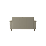 Flora 2-Seater - Paloma Light Grey - Smoked Oak