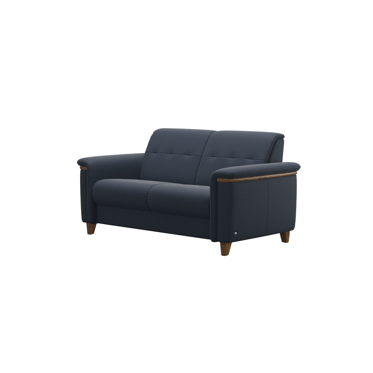 Flora 2-Seater - Paloma Oxford Blue - Teak