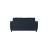 Flora 2-Seater - Paloma Oxford Blue - Teak