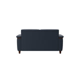 Flora 2-Seater - Paloma Oxford Blue - Brown