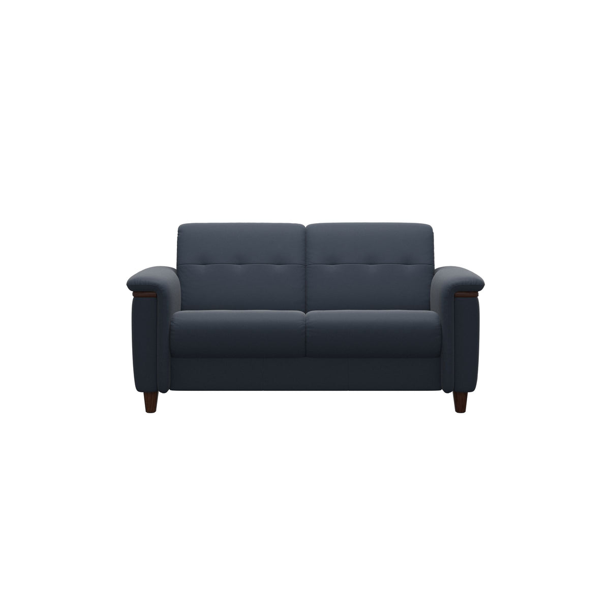 Flora 2-Seater - Paloma Oxford Blue - Brown