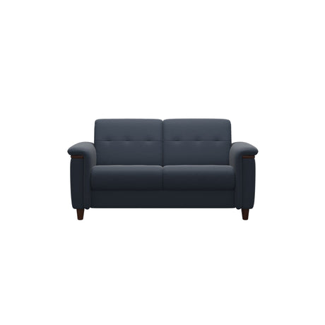 Flora 2-Seater - Paloma Oxford Blue - Brown
