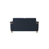 Flora 2-Seater - Paloma Oxford Blue - Oak
