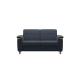 Flora 2-Seater - Paloma Oxford Blue - Oak