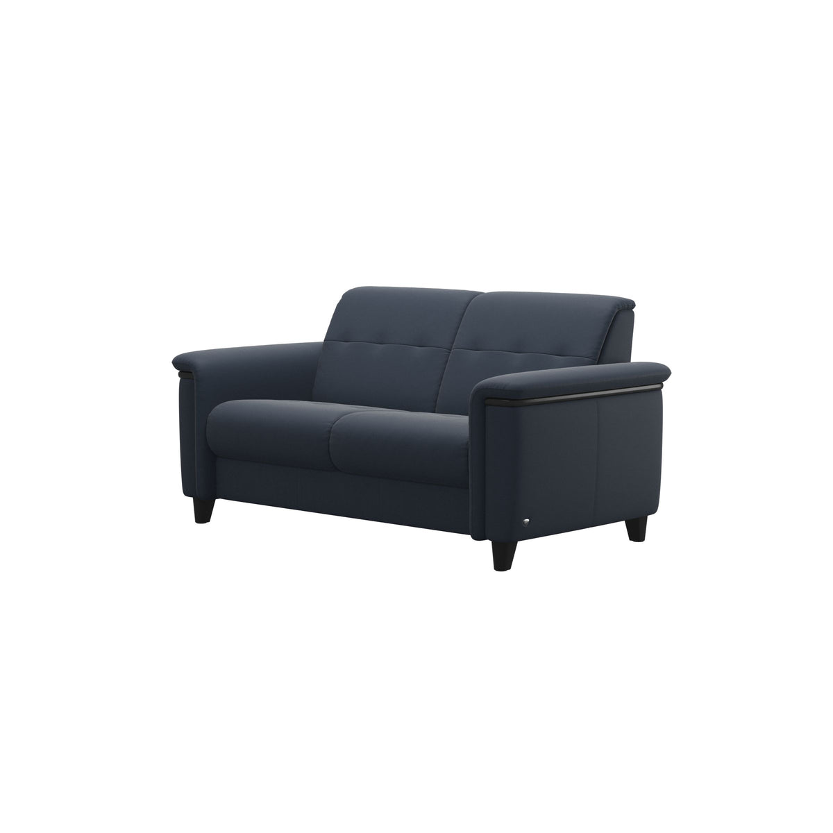 Flora 2-Seater - Paloma Oxford Blue - Black