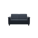 Flora 2-Seater - Paloma Oxford Blue - Black