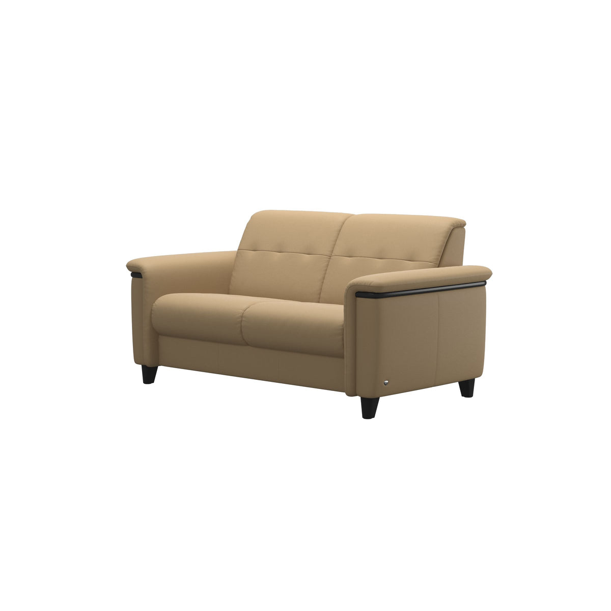 Flora 2-Seater - Paloma Sand - Black
