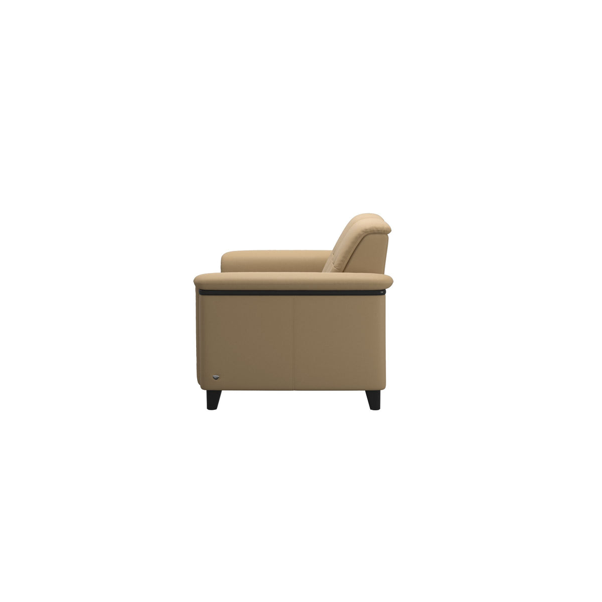 Flora 2-Seater - Paloma Sand - Black