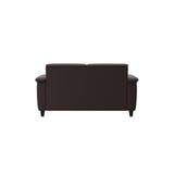 Flora 2-Seater - Paloma Chocolate - Black