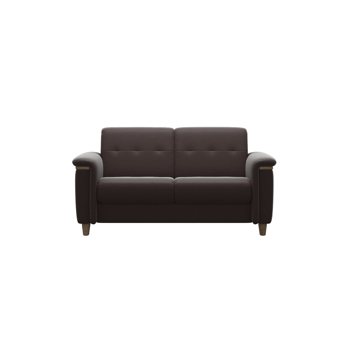 Flora 2-Seater - Paloma Chocolate - Smoked Oak